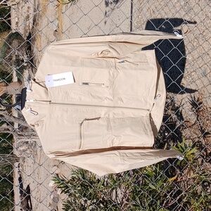NWT Thakoon Cotton Tactical Jacket, Size XS